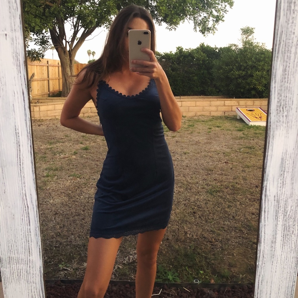 Velvet mini dress
